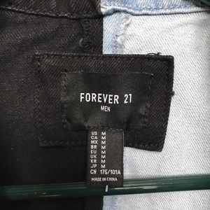 forever 21 reworked denim jacket